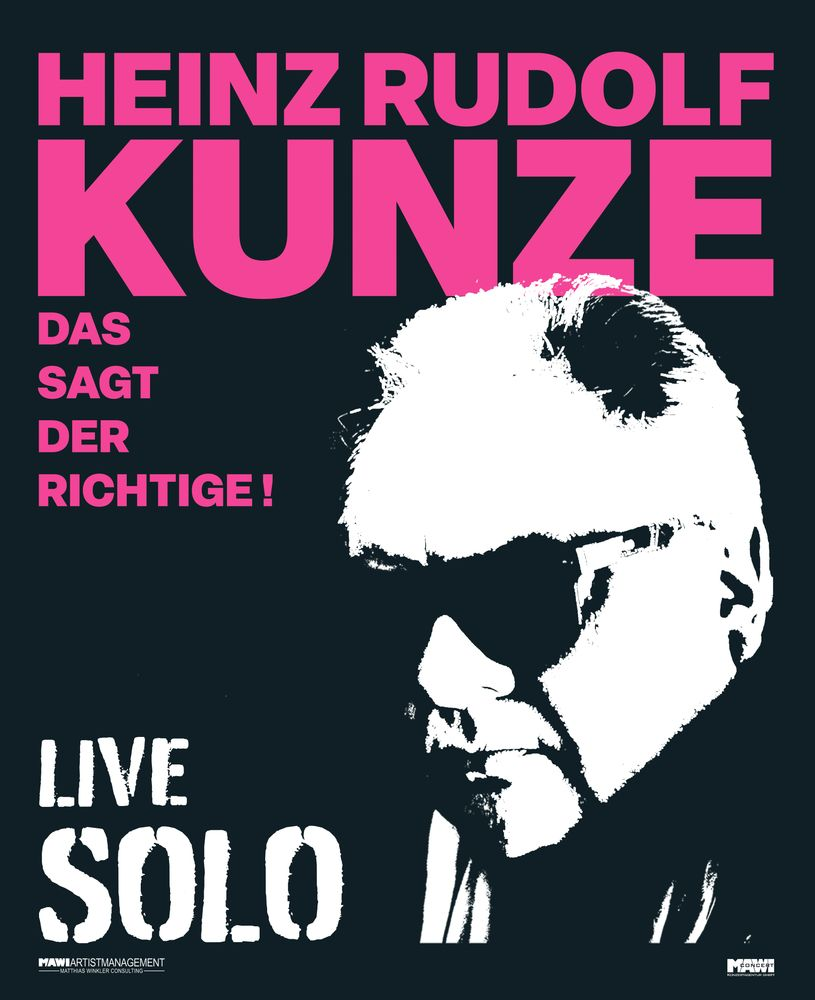 Heinz Rudolf Kunze - Das sagt der Richtige - Live Solo
